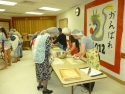 Fujinkai makes won ton filling